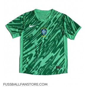 Brasilien Torwart Replik Heimtrikot Copa America 2024 Kurzarm